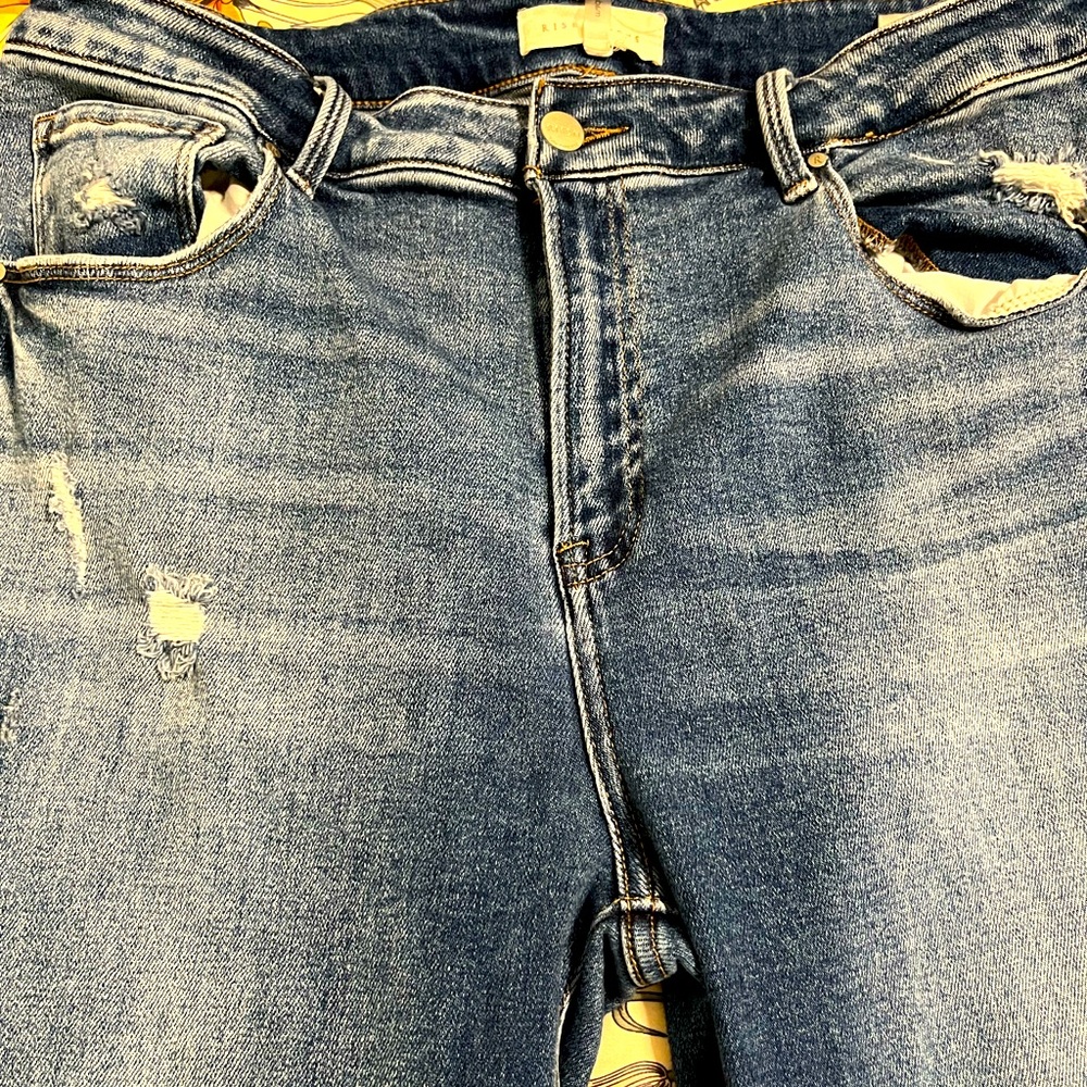 Women's Blue Boyfriend Jeans